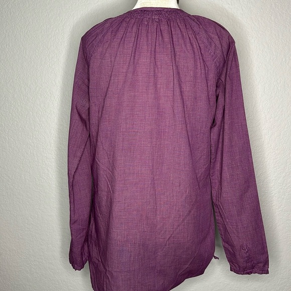 Exofficio Women’s Kutula Tunic Purple Button Down with Insect Shield Small 4-6 - Picture 7 of 12